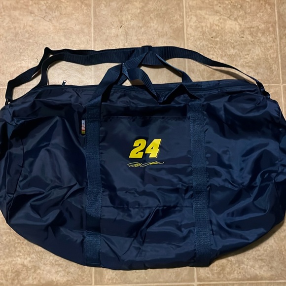 NASCAR team 24 Jeff Gordon navy duffle bag - Picture 1 of 9